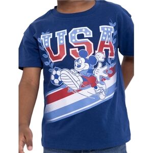 USA Mickey Mouse soccer tshirt